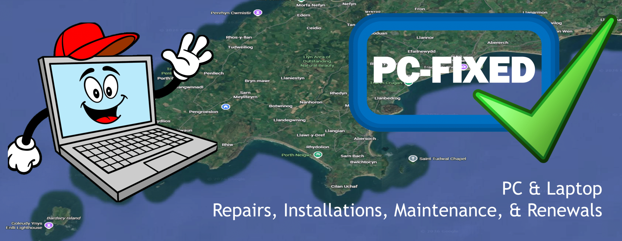PC-FIXED - PC & Laptop repairs across the Llyn Peninsula - At your service!!